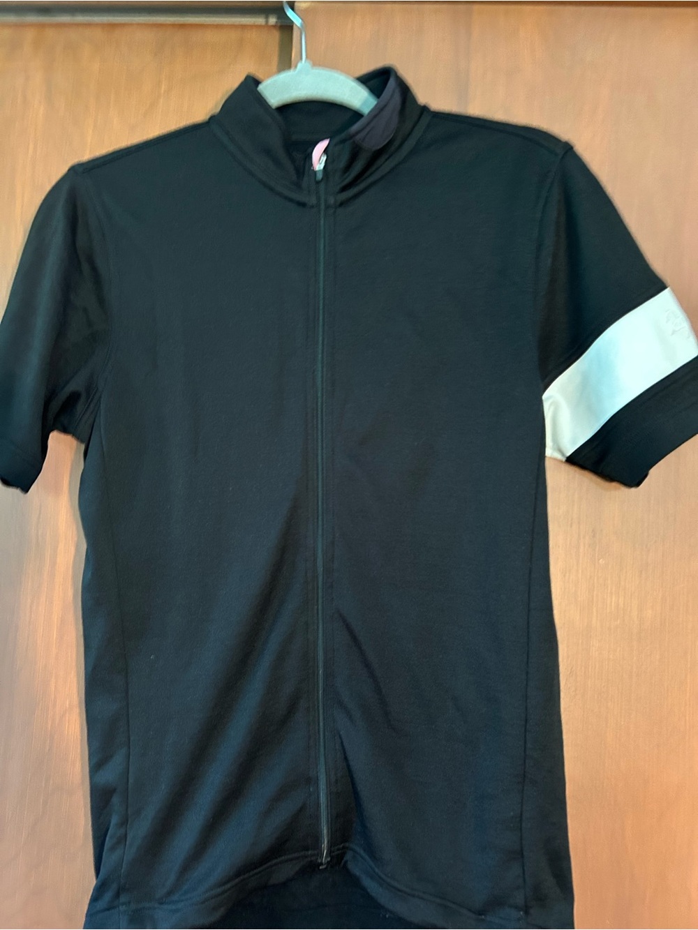 Rapha Black full zip cycling Jersey